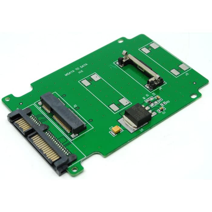 Msata ssd to sata 22 pin adapter card aksesoris komputer murah