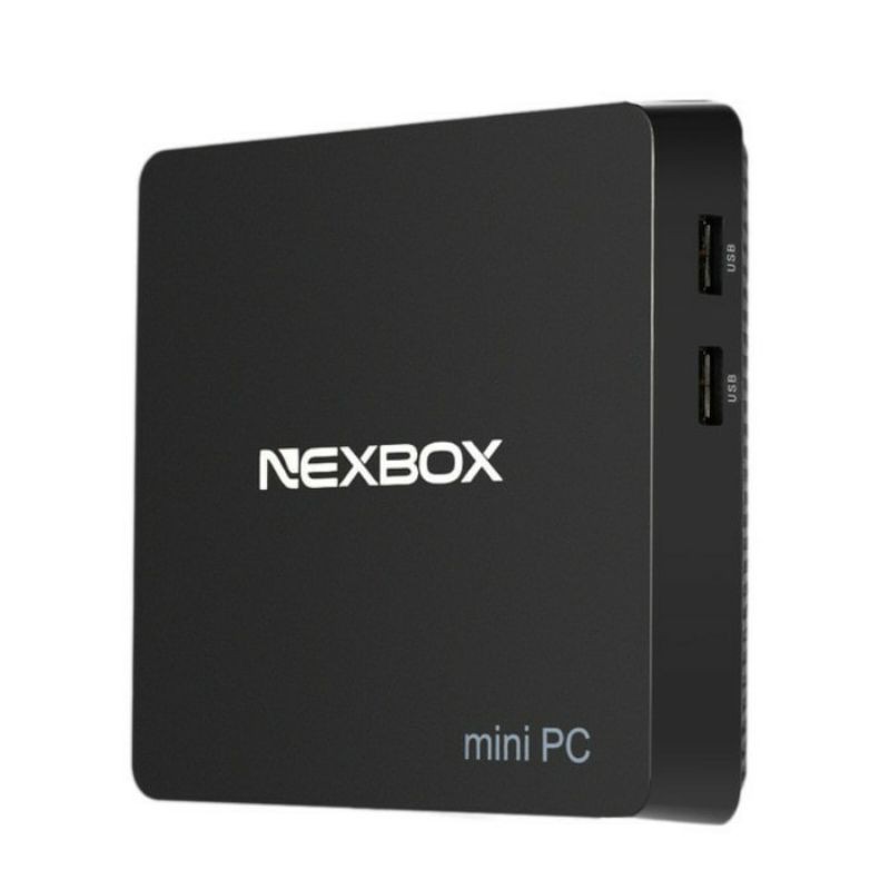 Mini PC NexBox T11 Plus 4GB/64GB Intel Quadcore X5 Z8350 Cherrytrail Support HDD Sata Up to 2TB