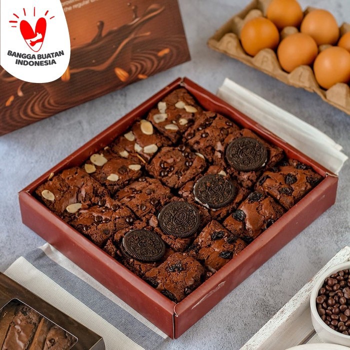 

Special Brownies Mix Topping | Signature Brownies Panggang Coklat Diana Bakery Murah
