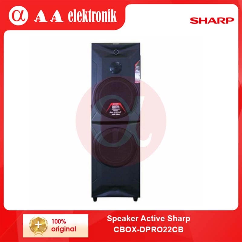 Speaker Active Sharp CBOX-DPRO22CB