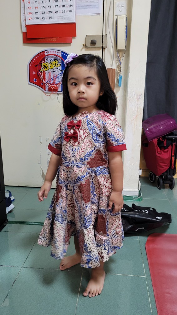Dress Anak Aksa Batik Claressa Mahatma