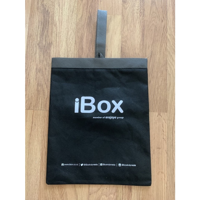 

✨ BISA COD ✨ Paperbag / tas spunbond Ibox apple original