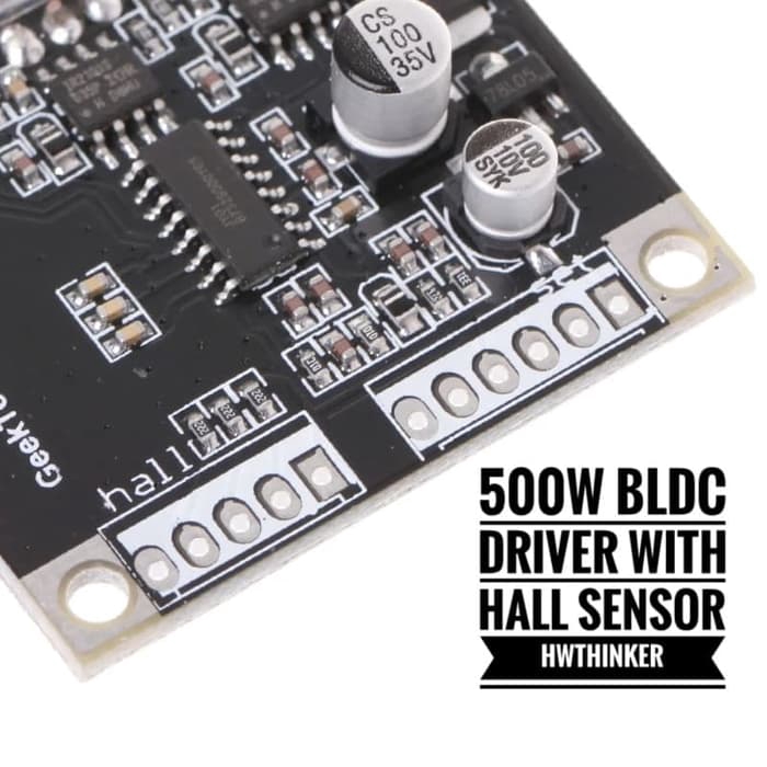 BLDC Driver Controller 12V-36V DC 500W PWM Brushless Motor Hall Sensor