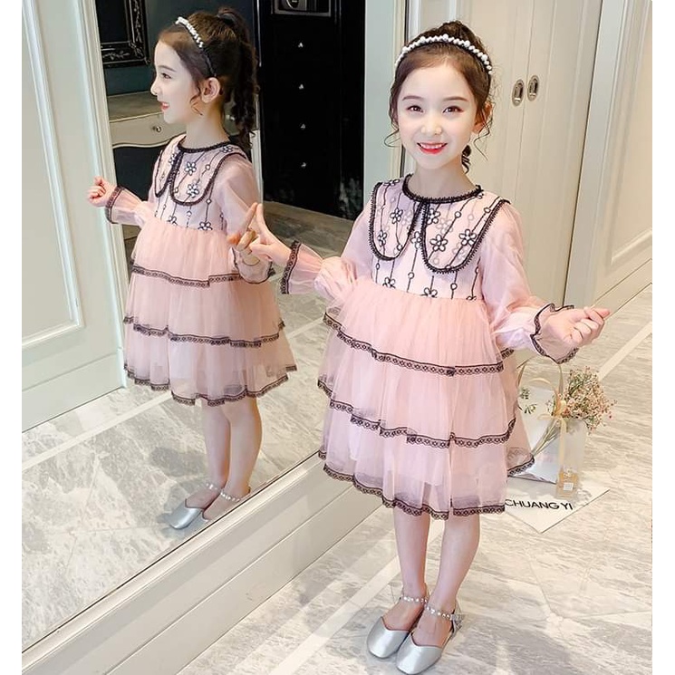 Dress Anak Perempuan Flower Renda