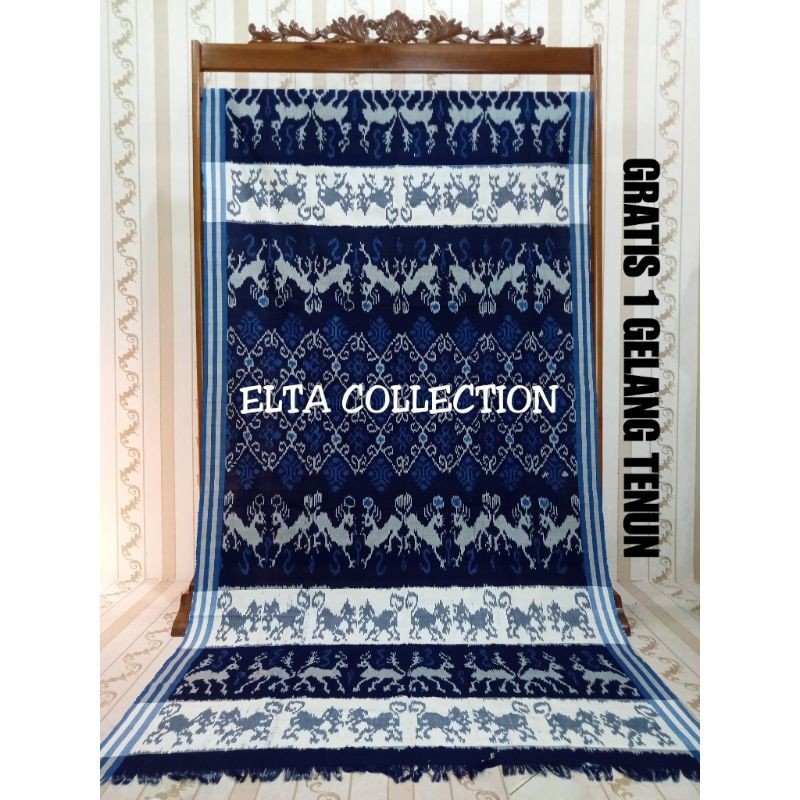 Kain tenun ikat etnik motive khas sumba