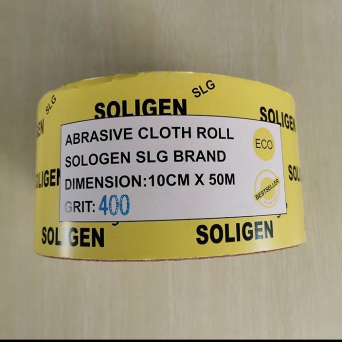 Amplas Meteran Soligen 50 meter / Amplas Roll / Amplas tembok