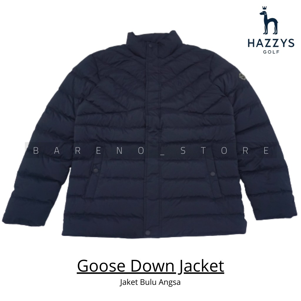 PROMO jaket bulang Hazzys Golf - jaket bulu angsa Hazzys Golf Dark Navy
