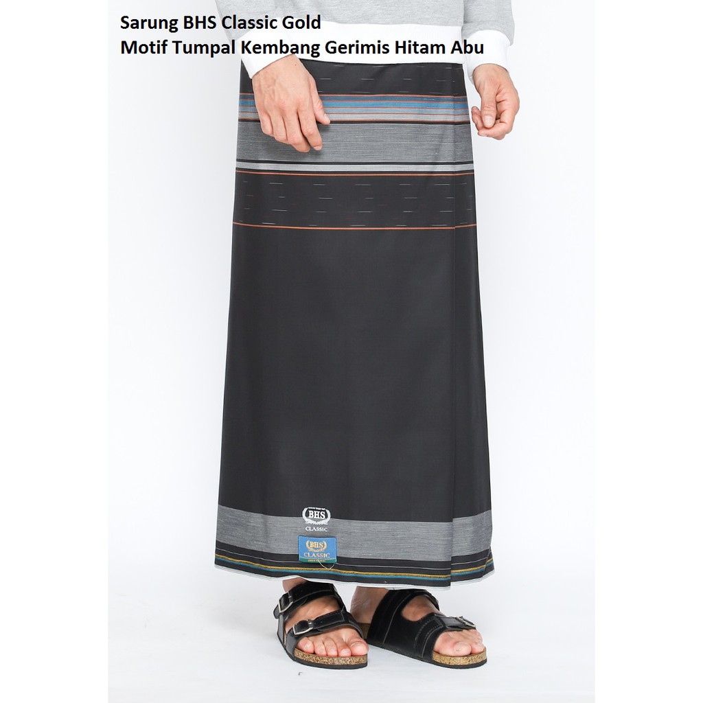 Sarung BHS Classic (BHS Classic Silver) TKG Tumpal Kembang Gerimis