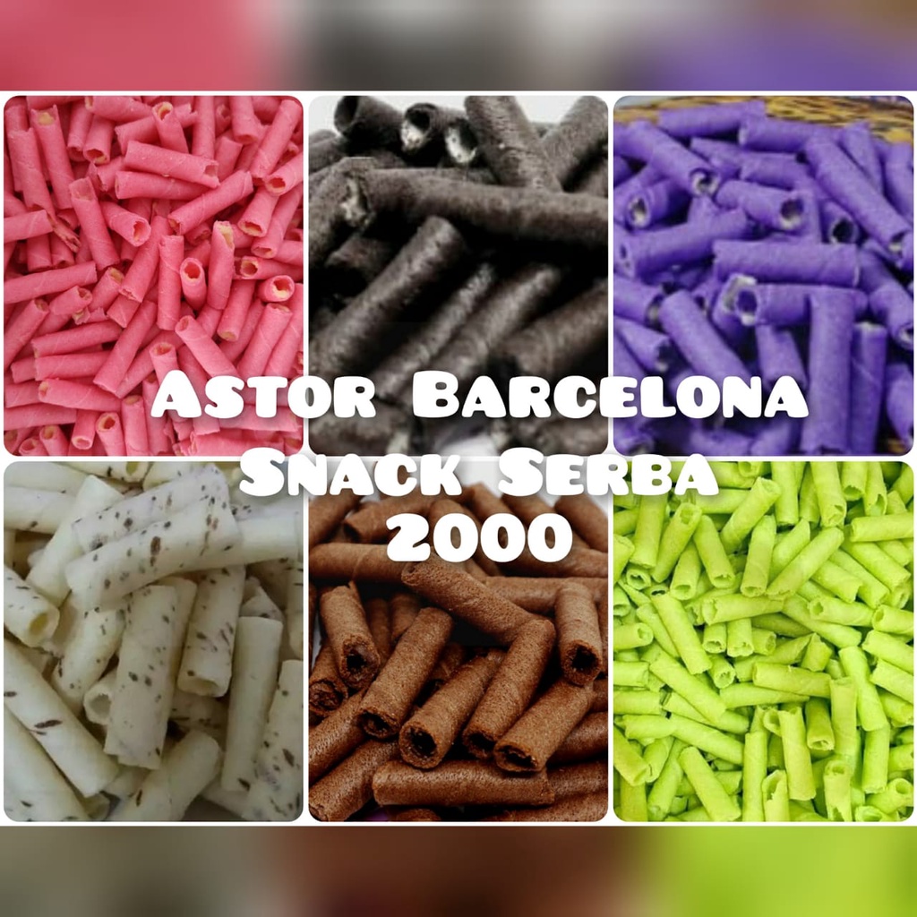 

Astor Barcelona Beraneka Rasa Snack Terlaris Serba 2000
