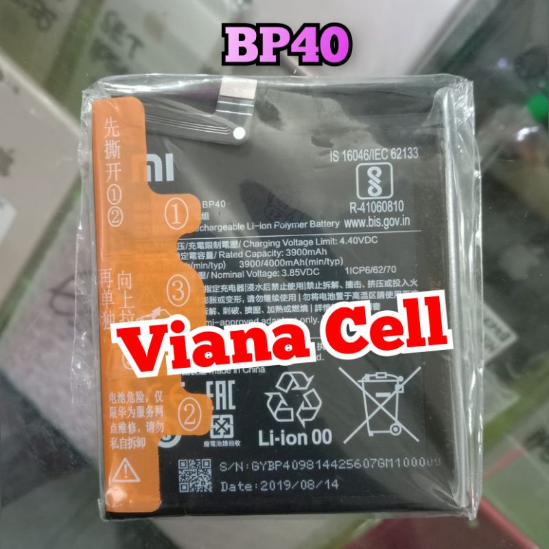 BATERAI XIAOMI REDMI K20 PRO MI9T MI 9T BP40 BP-40 BATREI BATTERY ORIGINAL