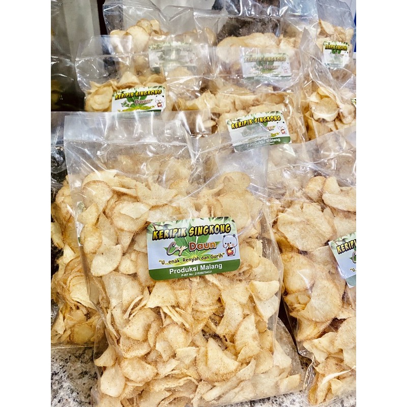

KERIPIK SINGKONG CAP DAUN UENAKKK PUOLLL BUMBU BUANYAK GA PELIT