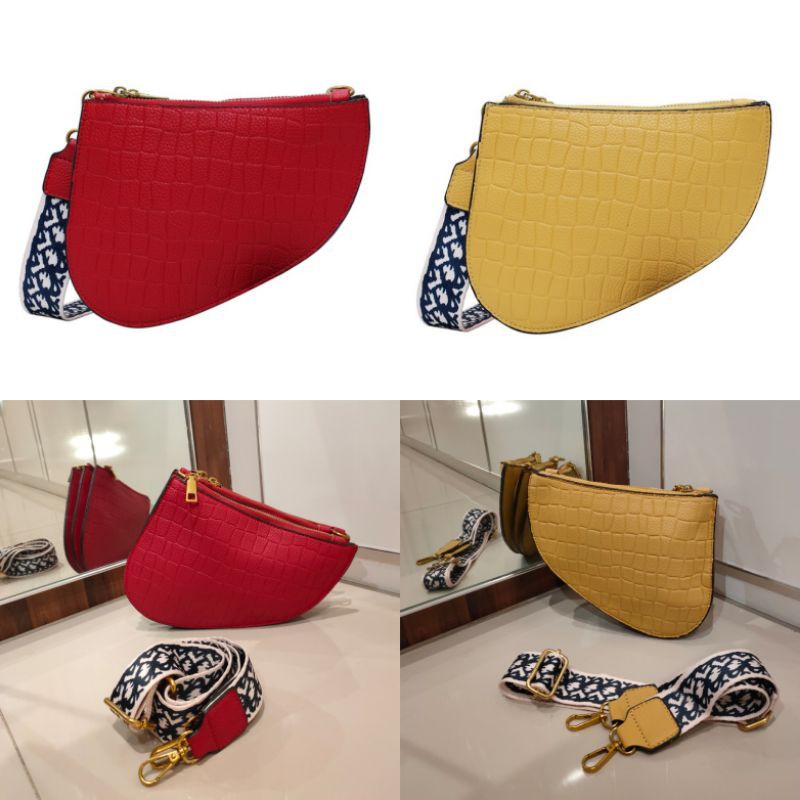 GROSIR TAS WANITA IMPORT MULTIFUNGSI MEDAN MURAH TAS SELEMPANG CLUTCH WAISTBAG MIRING CROCO