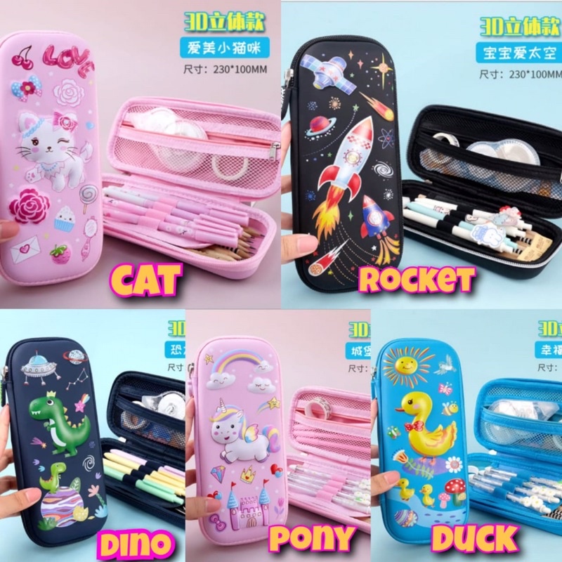 

pensil case 3D anak