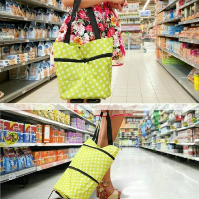 Trolley Shopping bag bisa dilipat Bw003