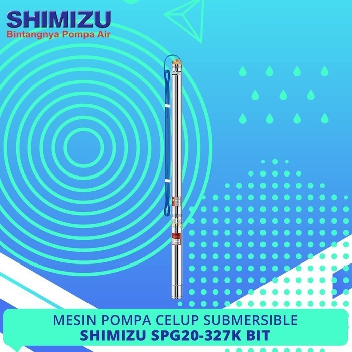 TERBAIK SHIMIZU POMPA CELUP SUBMERSIBLE SATELIT SPG20-327K BIT
