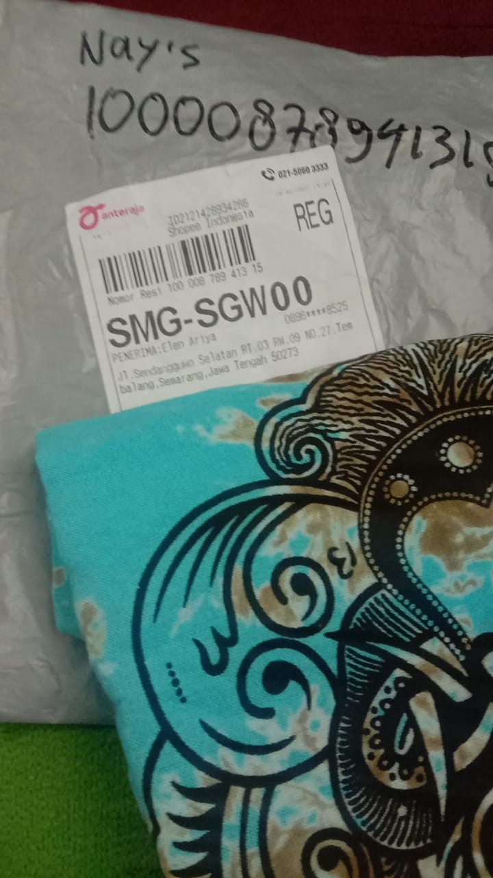 Daster Baju Anak Bayi Renda Pilih Motif Warna Batik Usia 6 Bulan - 1 Tahun Cod