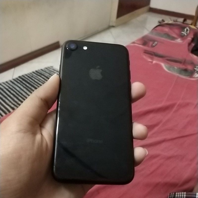 Housing Iphone 7 Jet Black Mulus Copotan Lengkap