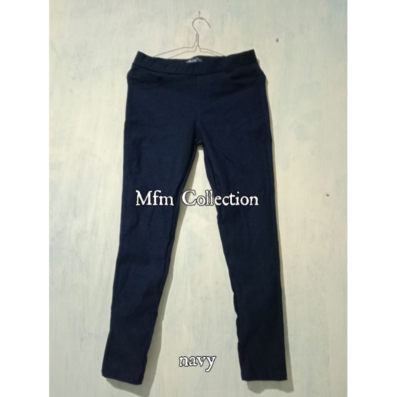 Celana Wanita Merk SAYA Jumbo L5-L8 Bahan Soft jeans Korea