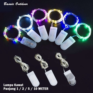 LAMPU KAWAT LED  FAIRY Light Tumblr Dekorasi Lampu Hias Outdoor dan Indoor Baterai