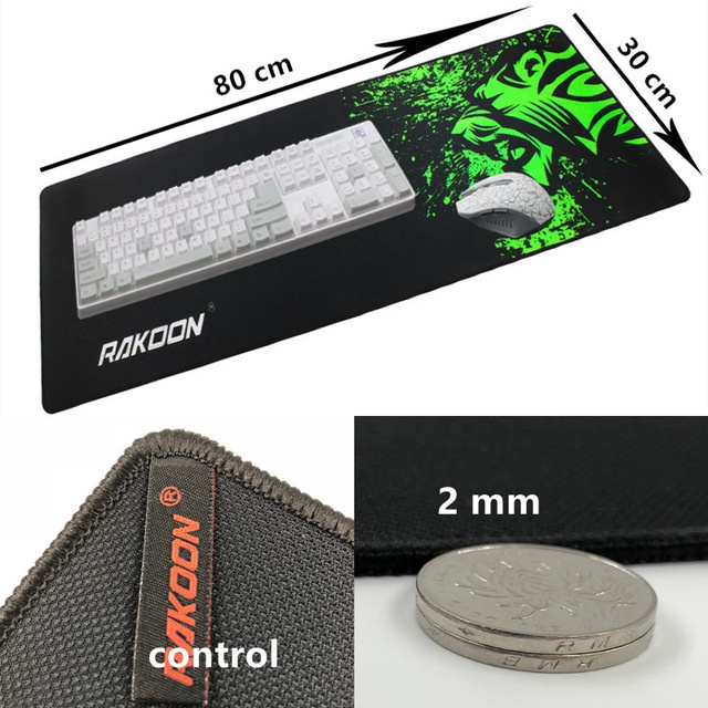 Rakoon Gaming Mouse Pad Desk Mat Control Surface 30 x 80 cm - LS