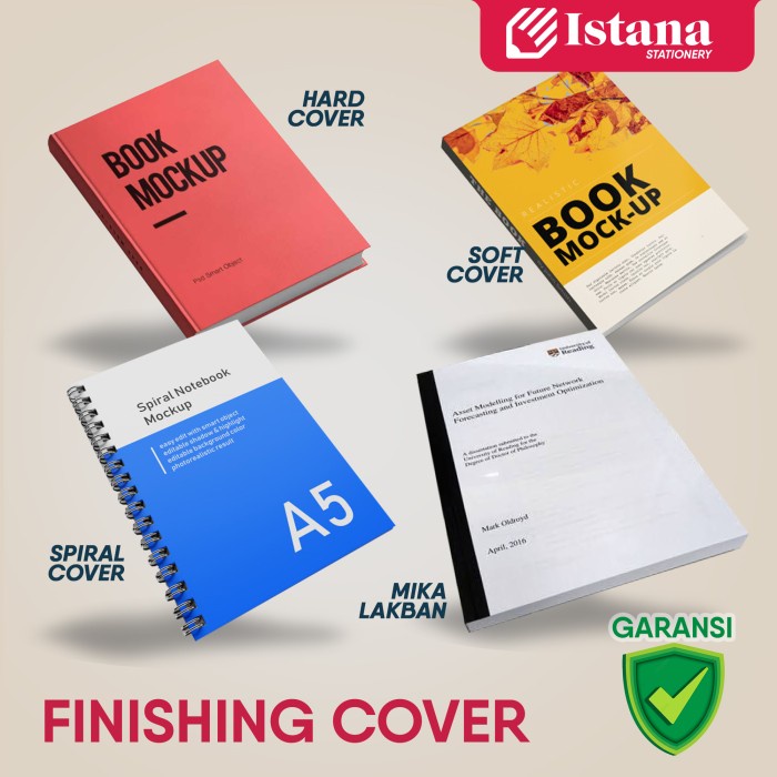 

Finishing Cover Buku - softcover