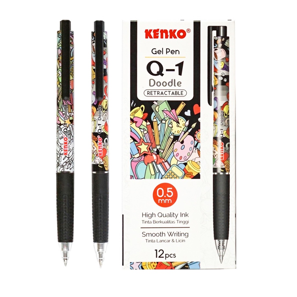 

Gel Pen / Pulpen Gel Kenko Q-1 Doodle