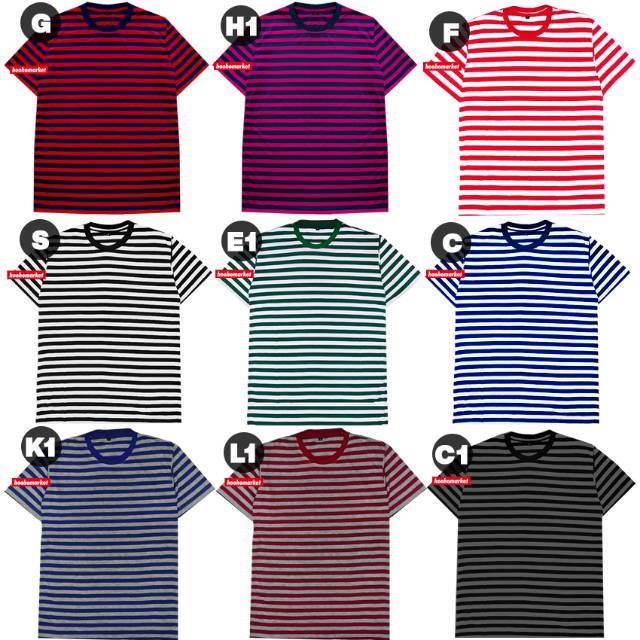  VARIAN  2 TERLARIS KAOS  STRIPE MURAH kaos  stripe pria 