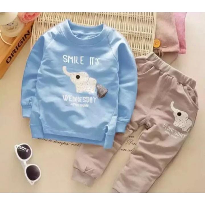 Stelan jogger anak 1-6 tahun // pakaian anak terlaris