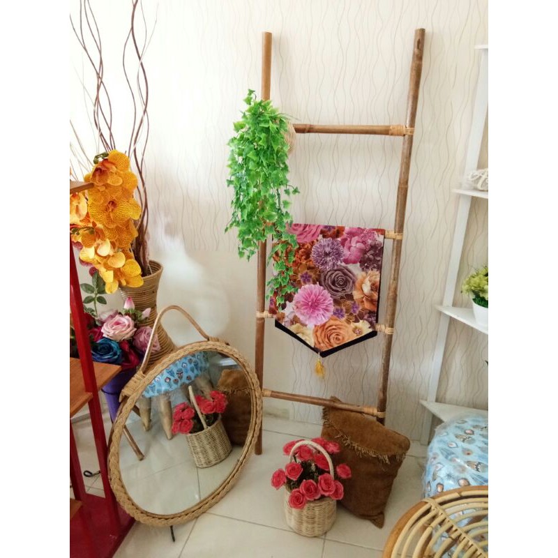 tangga rotan dekorasi