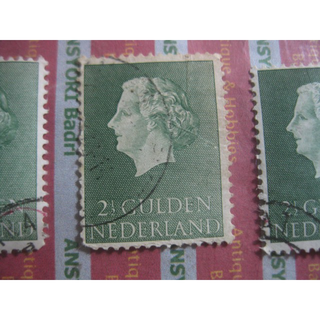 Perangko Prangko Nederland Juliana Regina 2 Gulden Iklan L541