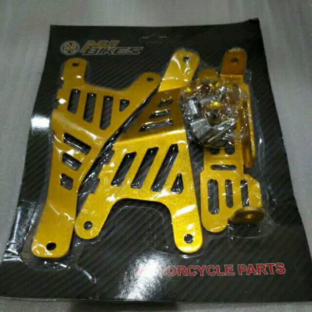DUDUKAN PLAT DEPAN AEROX/N-MAX/LEXI MHR/NUI BIKES/FAST BIKES
