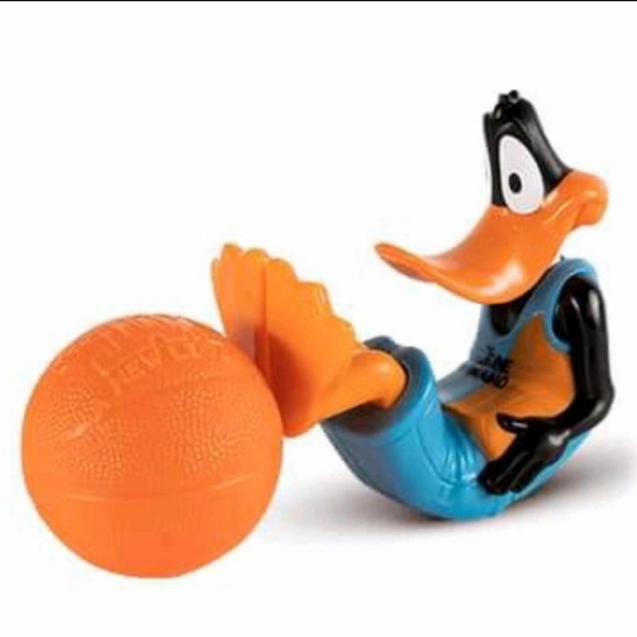Mainan koleksi anak figure mcdonald space jam 2 bola basket original
