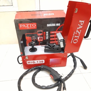 Jual MESIN LAS MIG 130A CO2 PAZTO TANPA GAS WELDING MIGI GASLESS 130 A ...