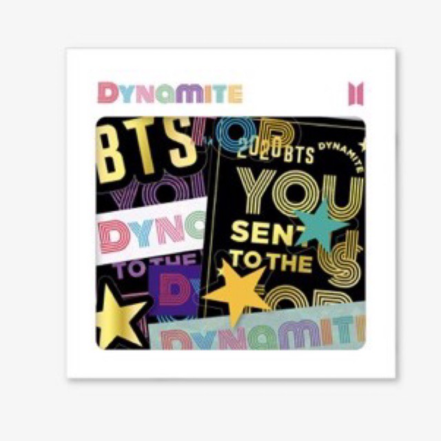 

BTS Dynamite Stiker set