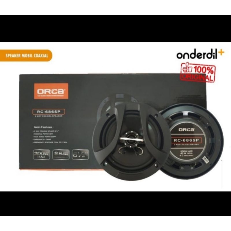 Speaker ORCA RC 689 SP Speaker Pintu mobil 6.5 inch ORCA RC-689SP