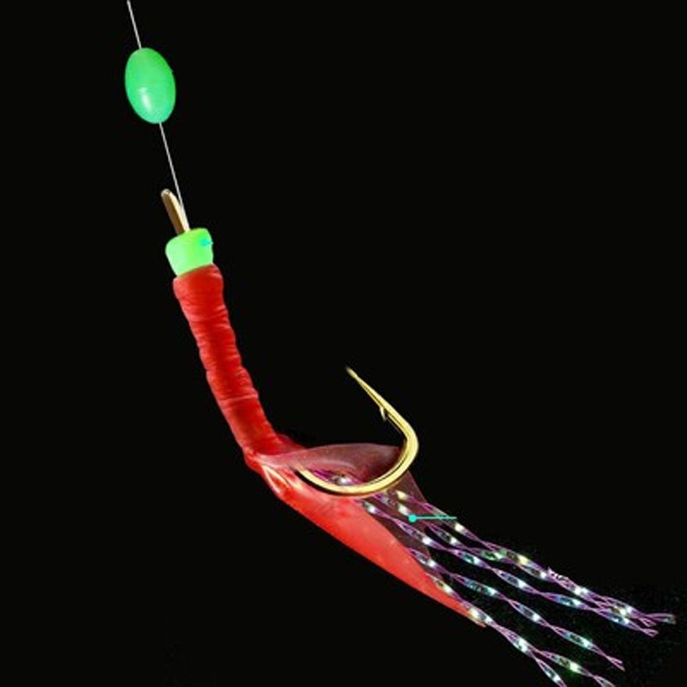 LANFY Fishing Accessories Fishskin Skirt Lure Tackle Rigs Artificial Fishing Lures Fishing String Hooks Fishing Feather Hook Fishing Hook Wire Fishing Hooks Fishing Tackle Fishing Luminous Bead Saltwater Lures Fishing Sabiki Rigs