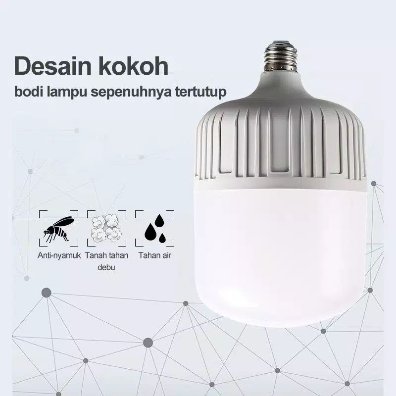 Lampu LED Bulb Jumbo Tabung  5W 10W 15W 20W 25W kapsul Bohlam  Putih