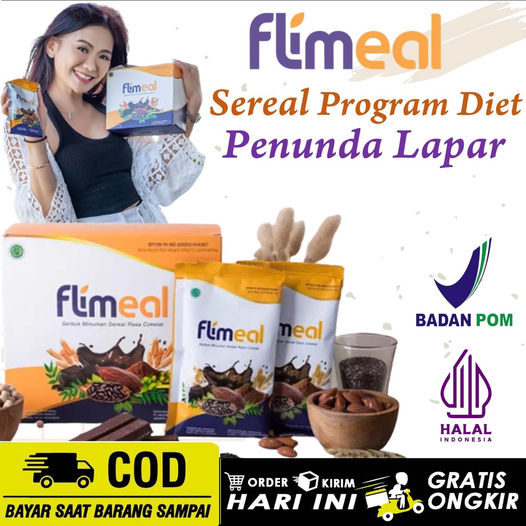 Flymeal Original 1 Box Minuman Pembakar Lemak Perut Buncit Perut Dan Paha Paling Ampuh Perut Wanita 