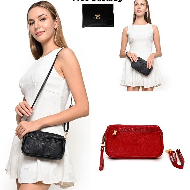 Akaci Original Tas wanita Selempang HP Dompet Clutch Pouch  dustbag AK  erigo A51N