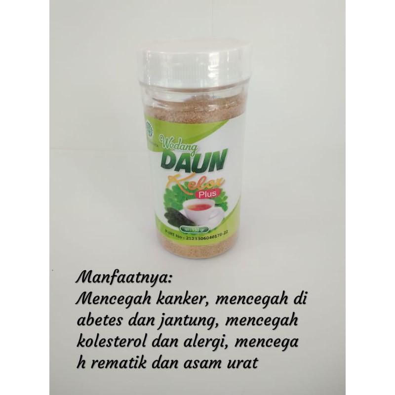 

Jamu wedang daun kelor. ukuran 135Ml