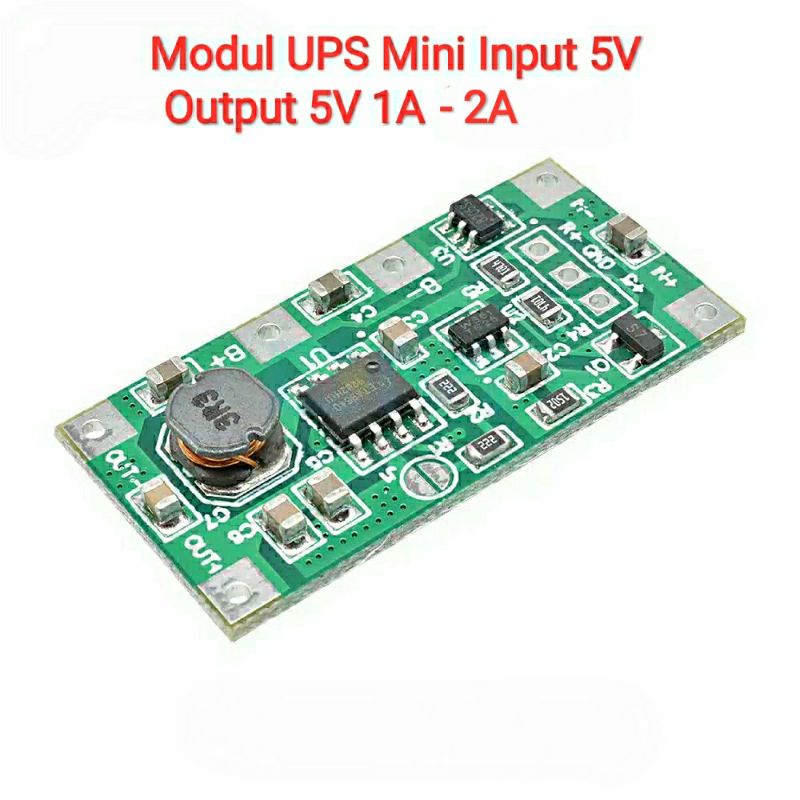 Modul Kit DIY Mini UPS DC Backup Power Supply Input 5V Output 5V 1A