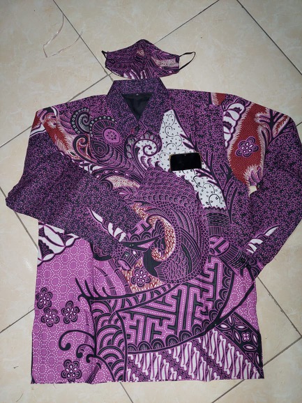 Hai Batik Solo Baju Batik Pria Lengan Panjang Bahan Katun Premium Reguler Fit