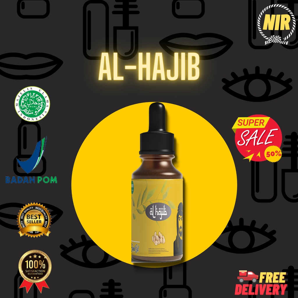 AL-HAJIB–Penumbuh dan Penebal jambang Ampuh menumbuhkan brewok jenggot kumis jambang dan alis alami
