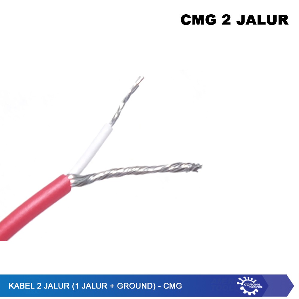 Kabel 2 Jalur (1 Jalur + Ground) CMG - Ecer 1 Meter