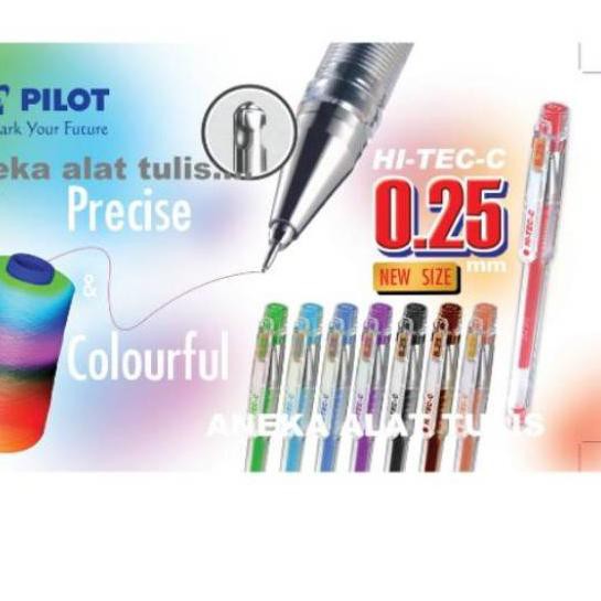 

PROMO BESAR (ufw-288) PILOT HI-TEC-C : BLLH-20-C25 (0.25mm)