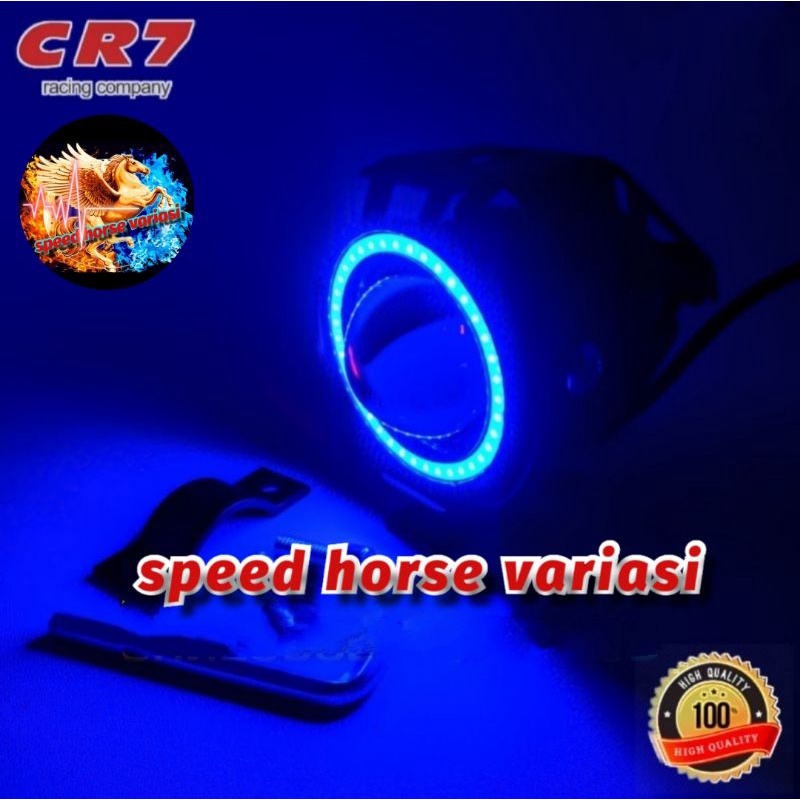 Lampu Tembak U7 Besar 2659 CR7 AE Blue-DE Red