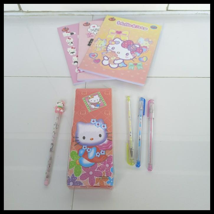 

Paket Alat Tulis Hello Kitty Mini Set