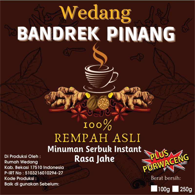 

wedang bandrek