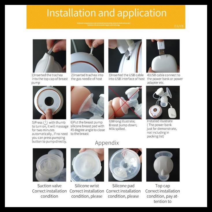 [Rechargeable] Cmbear Pompa Asi Elektrik Ganda Double Breast Pump 0709