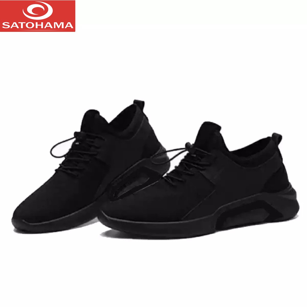 Satohama Sepatu Pria Sepatu Sneakers Sepatu Import Sepatu Trendy Sepatu Korean Mewah Hitam